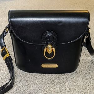 Polo Ralph Lauren Vintage black leather bag